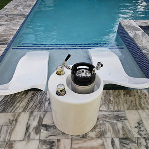 Combo - 2 lounge chais + 1 side table